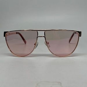 Pink mirrored aviator sunglasses